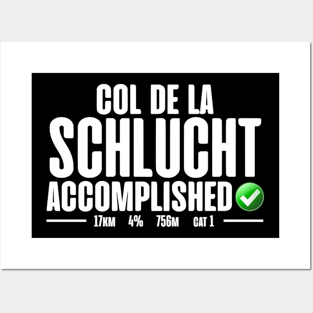 Col De La Schlucht Accomplished Cycling Tour de France Wall Art by zap